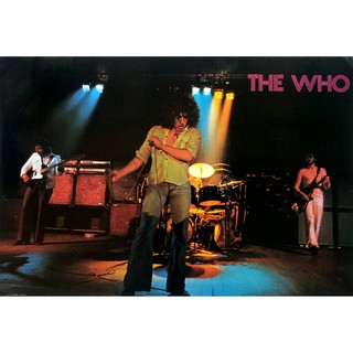 โปสเตอร์ รูปถ่าย คอนเสิร์ต วง ดนตรี ร็อก The Who (1964-1982) POSTER 20"x29" Inch English Hard Rock POP