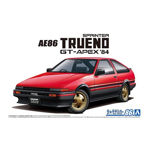 aoshima-1-24-toyota-ae86-sprinter-trueno-gt-apex-84-โมเดลรถยนต์-model-dreamcraft