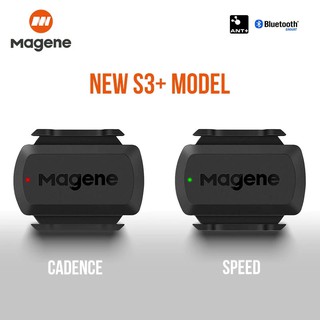 ภาพหน้าปกสินค้าMagene S3+ Speed Cadence Sensor ANT+ Bluetooth Computer Speedmeter for Garmin iGPSPORT Bryton Dual Sensor Bike Computer zWIFT ซึ่งคุณอาจชอบราคาและรีวิวของสินค้านี้