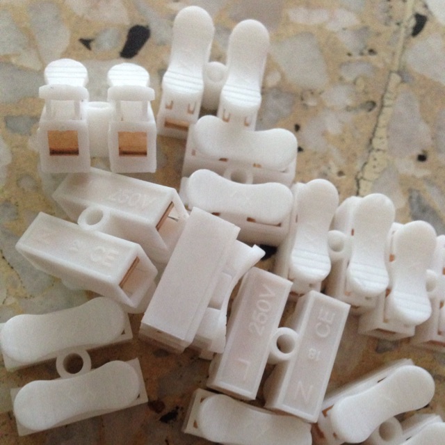 Snap on quick clip wire Connector joint full copper 2 way Shopee Thailand