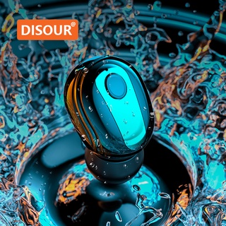 Disour หูฟังอินเอียร์ไร้สายบลูทูธ 5.2 พร้อมไมโครโฟน แฮนด์ฟรี สําหรับเล่นเกม วิ่ง เล่นกีฬา