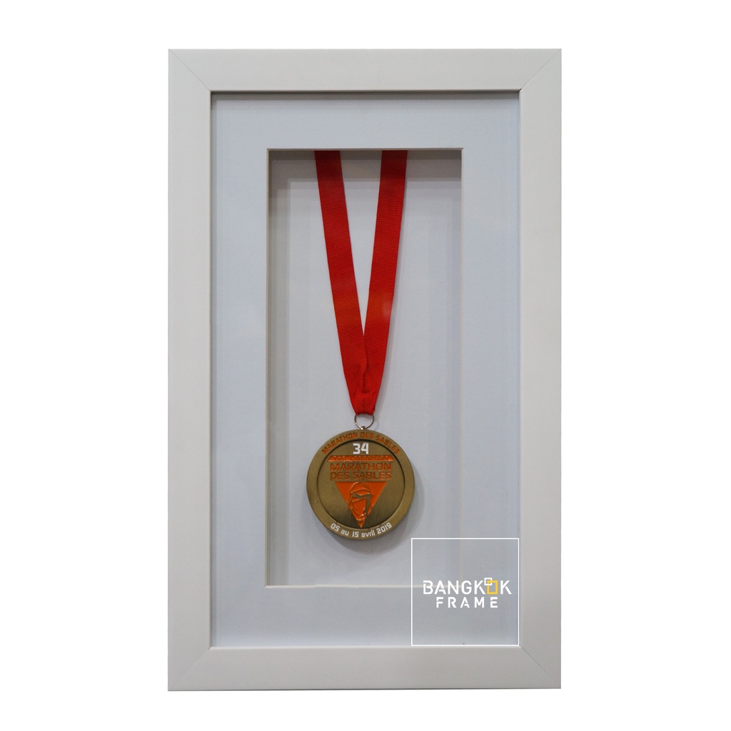 bangkokframe-กรอบเหรียญรางวัล-กรอบใส่ของสะสม-กรอบกล่องใส่เหรียญ-ขนาด-9-5x15-นิ้ว-ไม่รวมเหรียญรางวัล