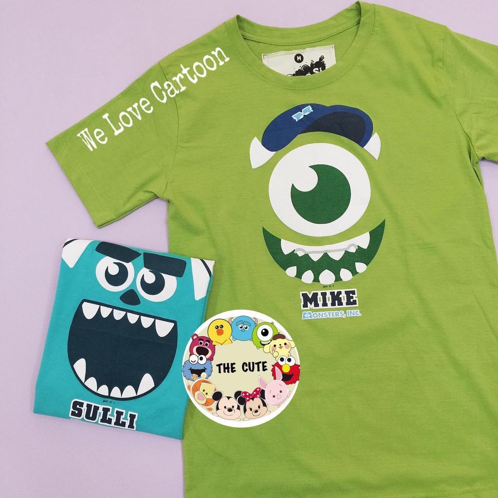 เสื้อยืดลายการ์ตูนมอนเตอร์อิงค์-monster-inc-ver-2