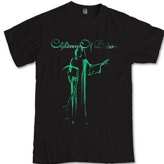 [100% Cotton] เสื้อยืดผ้าฝ้าย พิมพ์ลายกราฟฟิค ren of Bodom melodic death metal band JFhaph99OHjglp23