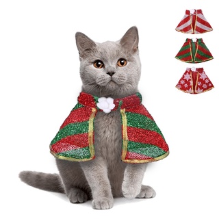 เสื้อคลุมสัตว์เลี้ยงคริสต์มาสฮาโลวีนเทศกาลสุนัขแมว