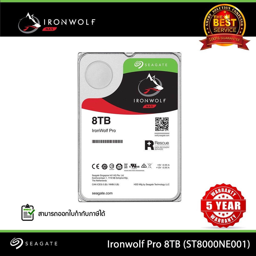 IronWolf Pro】ST8000NT001 （8TB：使用時間少） CPU