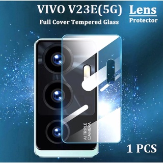 ฟิล์มกล้อง ฟิล์มกระจกกล้อง VIVO V23E/V23E 5G กล้องมองหลังอุปกรณ์ป้องกันเลนส์ แบบครอบคลุมเต็ม ฟิล์มเลนส์กล้อง มีสีใส สีดำ