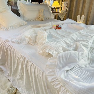 🌈ผ้าปูที่นอน ชุดผ้าปูที่นอน 3.5/5/6ฟุต ผ้าปูที่นอน Four Seasons Universal ผ้านวมเครื่องปรับอากาศฤดูร้อนผ้านวมฤดูร้อ