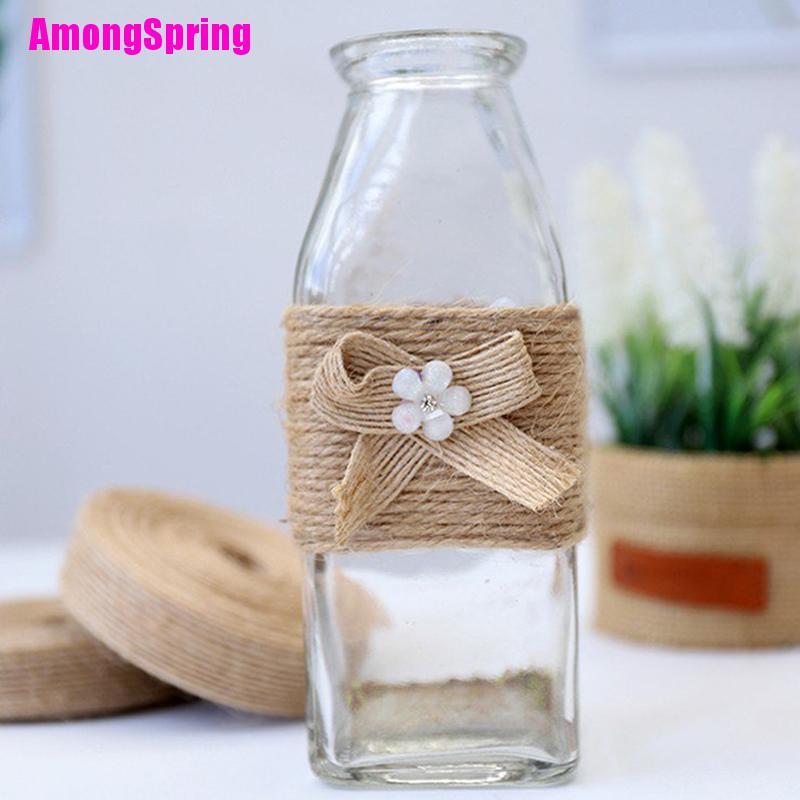 amongspring-ริบบิ้นผ้ากระสอบ-10-เมตร-สําหรับงานฝีมือ-diy