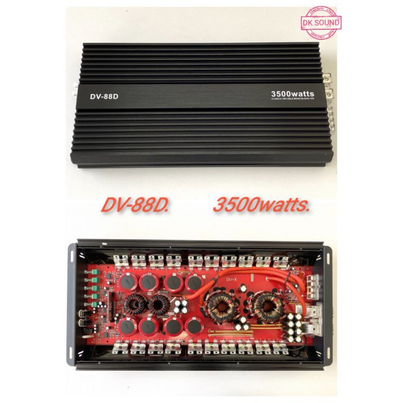 เพาเวอร์-แอมป์-คลาส-ดี-dv-88d-3500watts-power-amp-class-d-เครื่อง-เสียง-คลาส-ดี-ขับ-ซับ-รุ่น-dv-88d-3500w