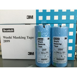 ภาพหน้าปกสินค้า#3M [1กล่อง70ม้วน] 2899 Scotch Washi Masking Tape เทปกาววาชิ เทปกาวปิดพ่นสี สีฟ้า 18มม.X18เมตร. 2899 3M Washi Tape 18mm. ที่เกี่ยวข้อง