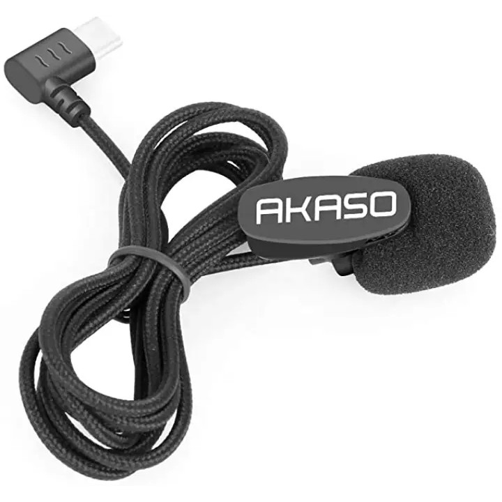 ภาพหน้าปกสินค้าAKASO V50pro / Brave 6 plus / Brave 7 /Brave 8 External Microphone for AKASO Brave 6 plus Action Camera เท่านั้น จากร้าน z297iuewzq บน Shopee