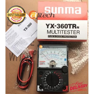 Alitech มัลติมิเตอร์เข็ม วัดไฟ รุ่น SUMWA YX-360TR E-L-B