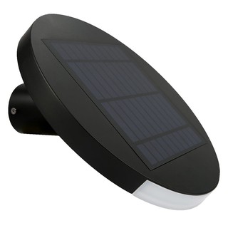 Exterior wall lights GARDEN LAMP SOLAR EVE 568730 3W ALUMINIUM/PLASTIC MODERN BLACK External lamp Light bulb ไฟผนังภายนอ