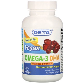 💥PreOrder💥🇺🇸 Deva Vegan, Omega-3 DHA, 90 Vegan Softgels