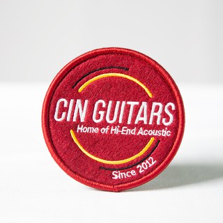 Ritter Gig Bag Patch "Cin Guitars Logo" แพทช์โลโก้ตกแต่งกระเป๋ากีตาร์รุ่น BERN 4 และ CAROUGE 3