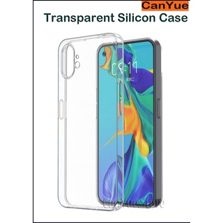 Nothing phone (1) / Nothing Phone 1 One / Nothing Phone1 Soft TPU Case Clear Back Cover Transparent Silicon Casing Shockproof Shell Cases