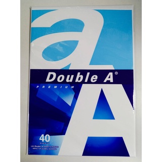 ภาพขนาดย่อของภาพหน้าปกสินค้ากระดาษ​ถ่าย​เอกสาร​ Double A 80 gsm A4 . 40 Sheets จากร้าน charoensri99 บน Shopee