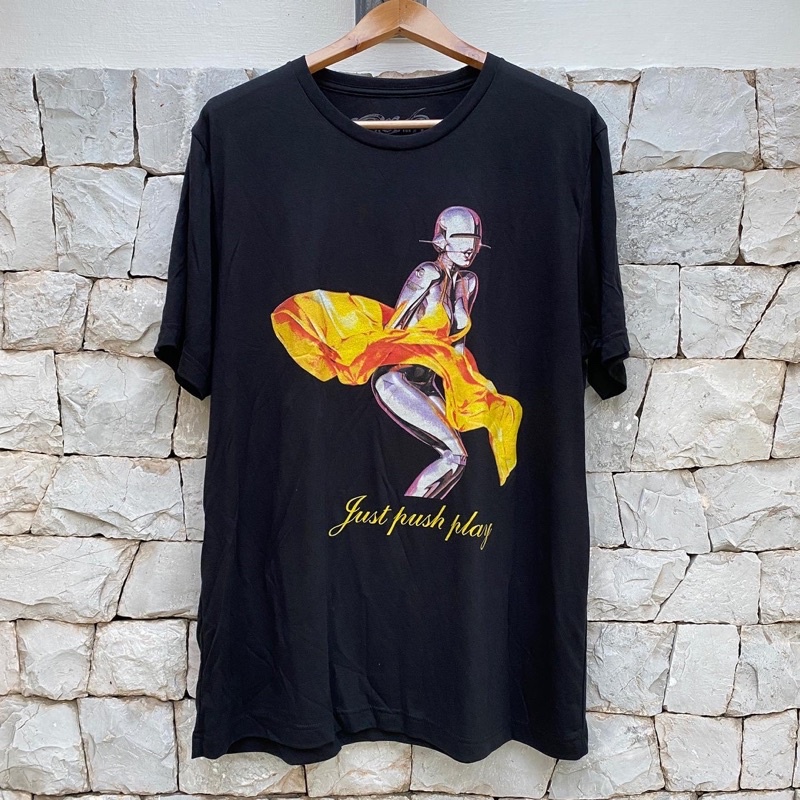 เสื้อยืดผ้าฝ้ายพิมพ์ลายขายดีเสื้อวง-aerosmith-sorayama-ลิขสิทธิ์แท้-นำเข้าจาก-usa