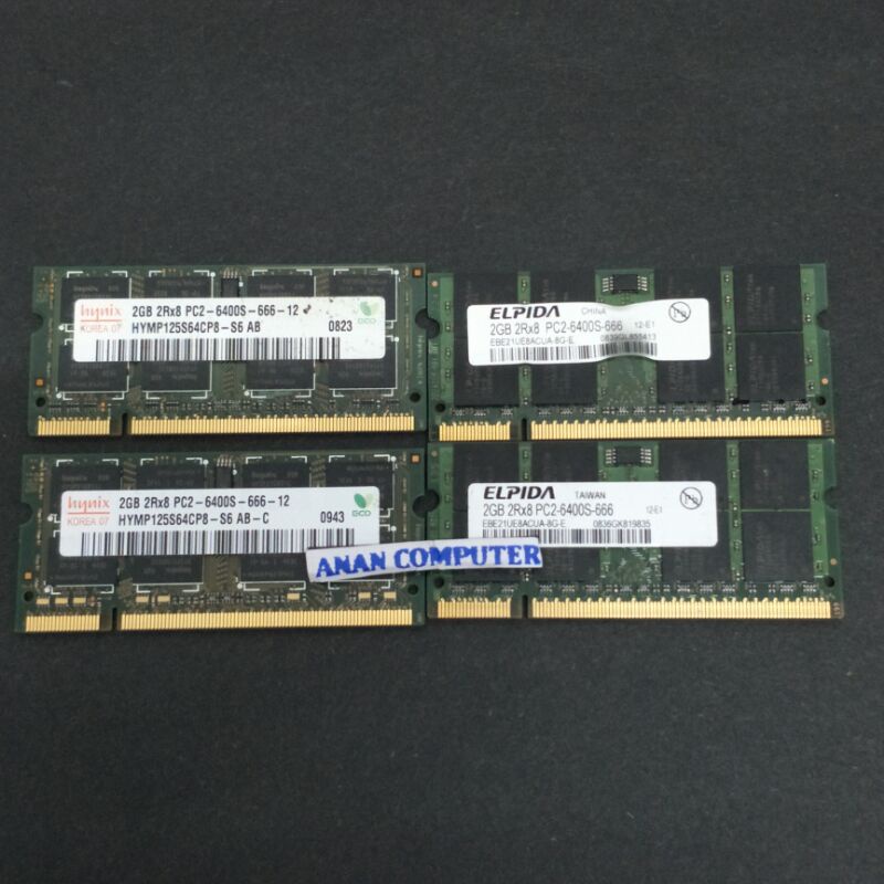 Notebook Netbook Laptop RAM DDR2 PC2 512MB 1GB 2GB มือสอง | Shopee Thailand