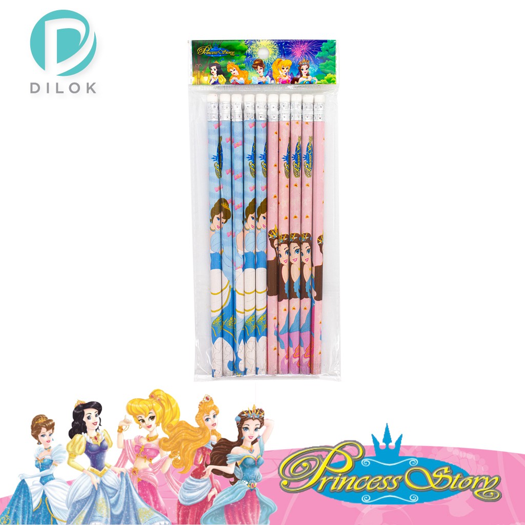 princess-story-ดินสอ-1แพ็ค-10ชิ้น-ps603