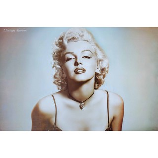 โปสเตอร์ รูปถ่าย ดารา หนัง มาริลิน มอนโร Marilyn Monroe (1945-62) POSTER 24”x35” Inch American Actress Model V3