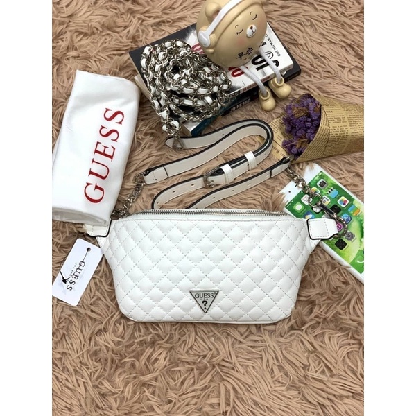 GUESS QUILTED BELT BAG Shopee Thailand