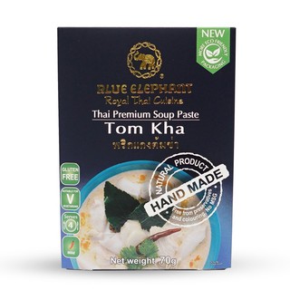 บลูเอเลเฟ่นท์ พริกต้มข่าซุป 70กรัม จำนวน 12 ชิ้น  Blue Elephant Tom Kha soup paste 70g  / 12 pcs.