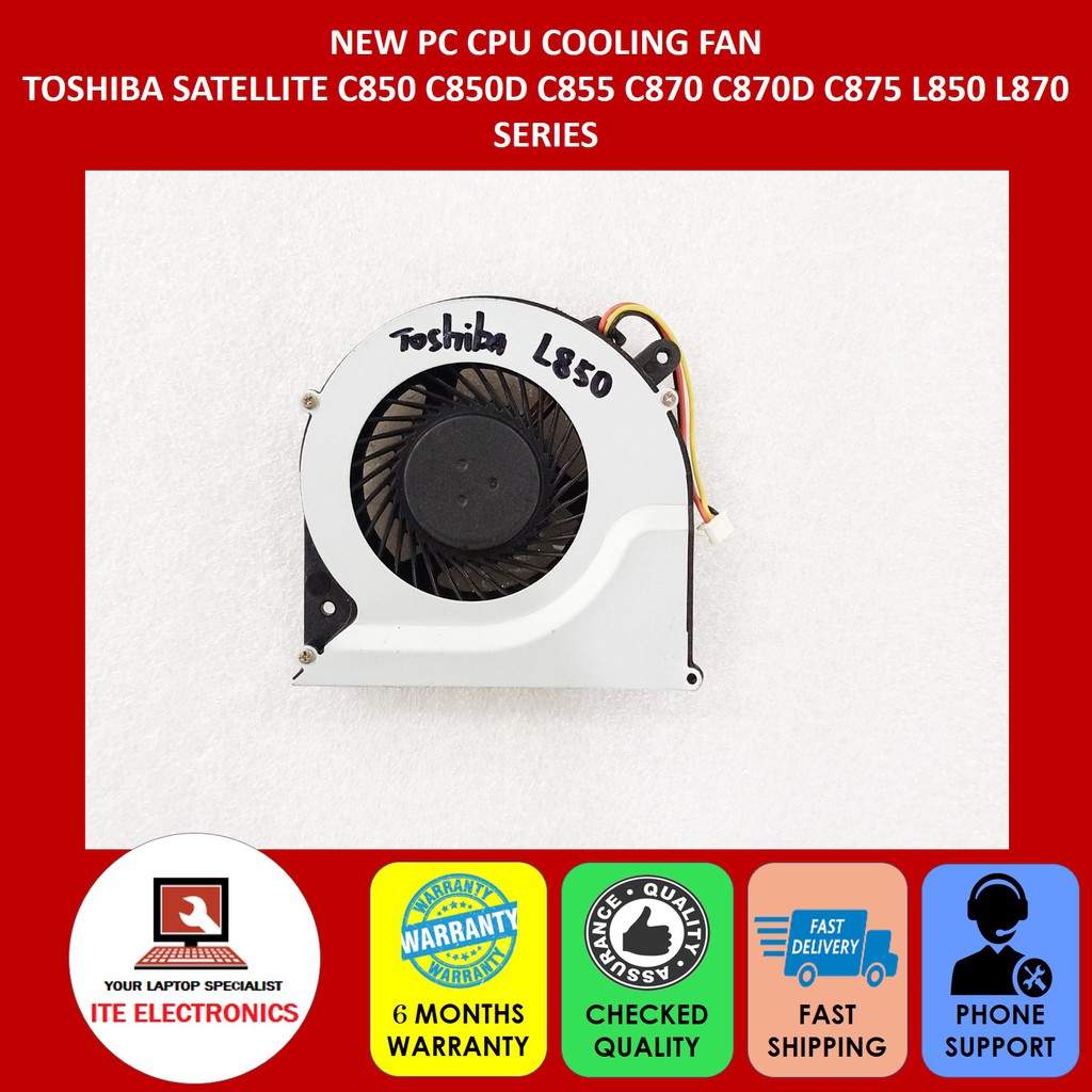 ใหม่ พัดลมระบายความร้อน CPU TOSHIBA SATELLITE C850 C850D C855 C870