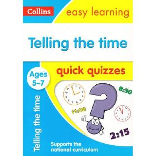 DKTODAY หนังสือ COLLINS EASY LEARNING KS1:TELLING THE TIME QUICK QUIZZES AGES 5-7