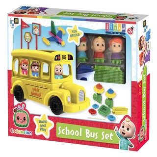 Cocomelon Fun Brick Fire Truck Brick Set Bristle Block Construction set to make Fire Truck