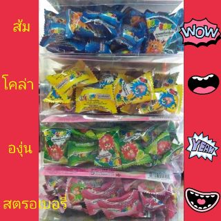 Zood zood bubble gum mix fruits หมากฝรั่งสุดสุด