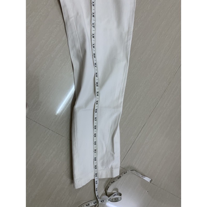 กางเกงยีนส์ผู้หญิง-ขายาว-สีขาว-espada-size-l-เอว-31-นิ้ว