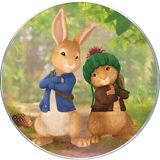 *พร้อมส่ง*ชุดปักครอสติชพิมพ์ลาย กระต่าย (Peter rabbit Cross stitch kit)