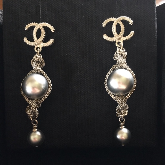 used-like-new-chanel-earrings-ของแท้