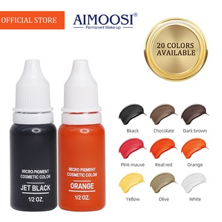 ภาพหน้าปกสินค้า[AIMOOSI] ผงสีไมโครเบลด 15 มล. สําหรับสักคิ้ว แต่งหน้าถาวร ซึ่งคุณอาจชอบราคาและรีวิวของสินค้านี้