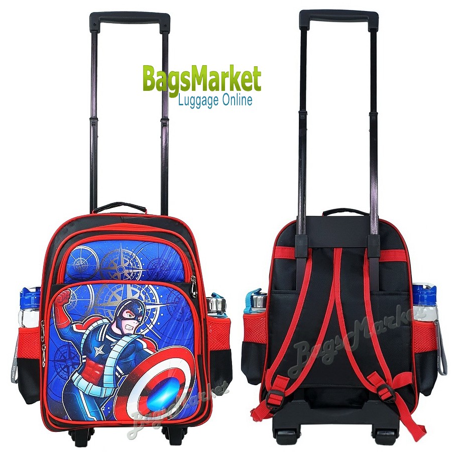 สินค้ามาใหม่-kids-luggage-16-ขนาดใหญ่-l-trio-กระเป๋าเป้มีล้อลากสำหรับเด็ก-กระเป๋านักเรียน-เป้สะพายหลัง-ben10