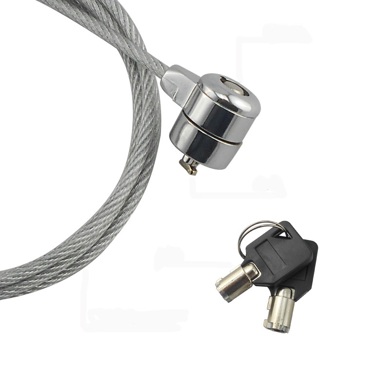 สายล็อคแล็ปท็อป Anti-Theft Lock Anti-Cut Key Type 1.8M Bold สําหรับ ...