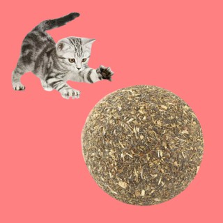 ลูกบอลแคทนิป 1 ชิ้น 1 piece กลม กัญชาแมว ของเล่นแมว catnip ball cat toy 3.2 ซม.