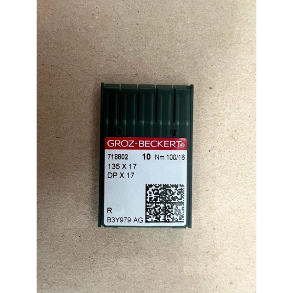 เข็ม-จักรตีนตะกุย-จักรอุตสาหกรรม-dpx17-groz-แท้-100-ราคาต่อ1แผง-1แผงมี10เล่ม