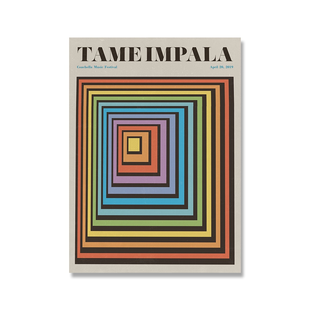 tame-impala-โปสเตอร์ผ้าใบ-พิมพ์ลายคําคมเพลง-แนวเรโทร-สําหรับตกแต่งผนังห้องนอน