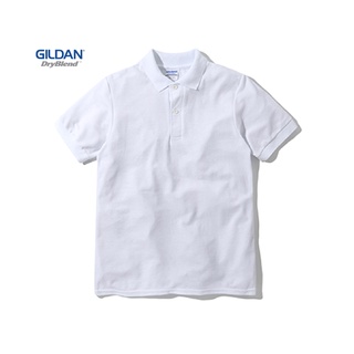 สินค้า Gildan® DryBlend™ Adult Double Piqué Sport Shirt White เสื้อโปโล - ขาว