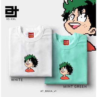 เสื้อยืด AvidiTee AT Boku no Hero Academia v1 Deku Izuku Midoriya Customized Unisex TShirt for Men and Womenเ ใส่สบายๆ