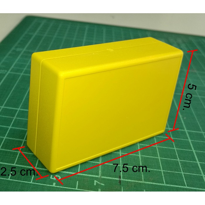 et-project-box1-y-กล่องใส่แผงวงจร-กล่องประกอบวงจร-กล่องประกอบบอร์ดอีเล็คทรอนิกส์-กล่องพลาสติกabsเอนกประสงค์-สีเหลือง