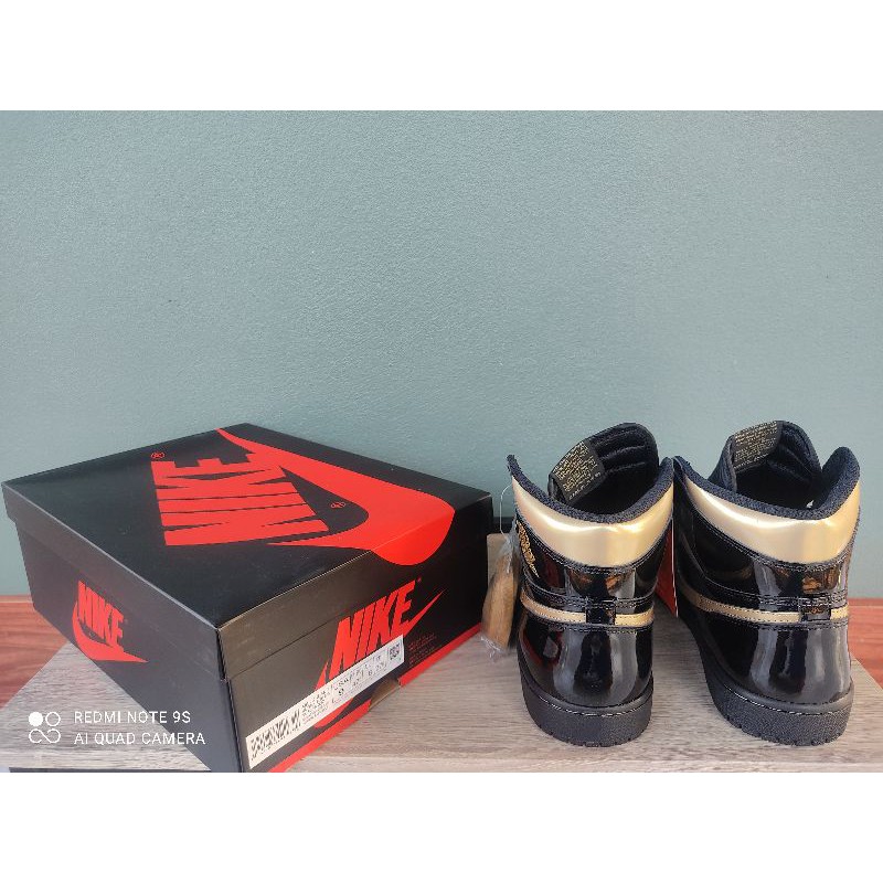 nike-air-jordan-1-high-black-metallic-gold-2020-มือ-1-ของแท้-100