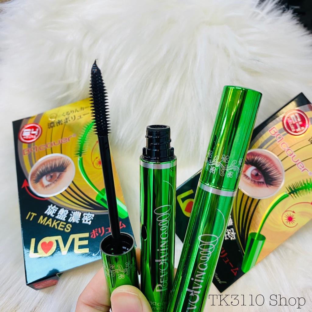 ภาพหน้าปกสินค้ามาสคาร่าเขียว ODBO - BQ Cover Mascara 10 Ml มาสคาร่าเขียว ขนตายาวขึ้นหนาขึ้น กันน้ำ ของแท้