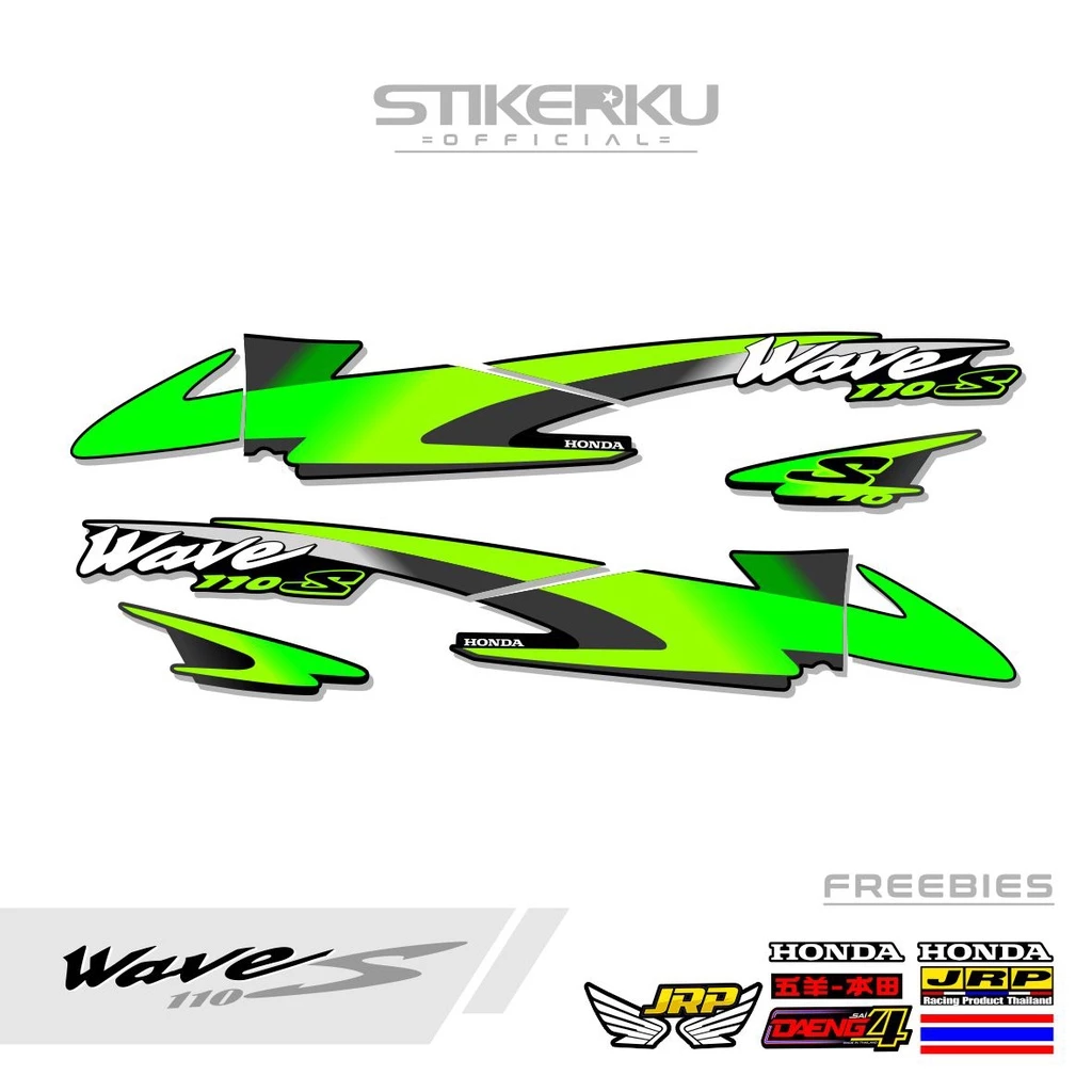 สติ๊กเกอร์แต่ง Honda Wave 110S รุ่น UPRA X OLD WAVE รูปที่ 3