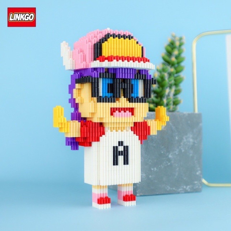 ตัวต่อนาโน-size-l-linkgo-68200-68201-dr-slump-norimaki-arale-แบบเฟือง