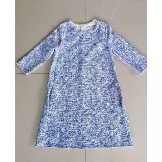 Zara TRF size M-L เดรสสีฟ้าผ้าหรู