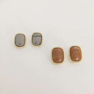 สินค้า A.piece ต่างหูก้านเงินแท้ [silver 925 pin] Vintage Earrings